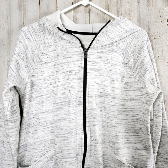 Tek Gear Zip Up Hoodie Heather Gray Size Large - Picture 3 of 11